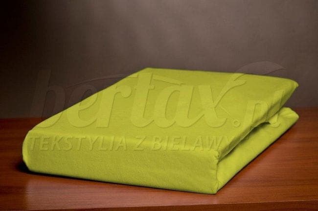 Prześcieradło Z Kory Na Gumkę SELEDYNOWE 180x200 - zdjęcie 1