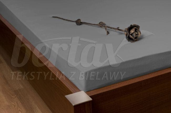 Prześcieradło Z Flaneli Na Gumkę SZARE 180x200 - zdjęcie 2