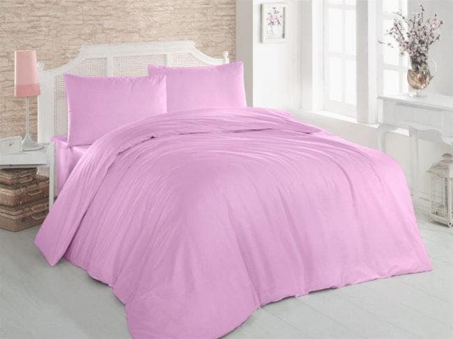 Pościel Satynowa Jednokolorowa WRZOSOWA 220x200