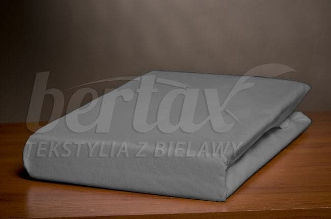 Prześcieradło Z Satyny Na Gumkę SZARE 90/120x200