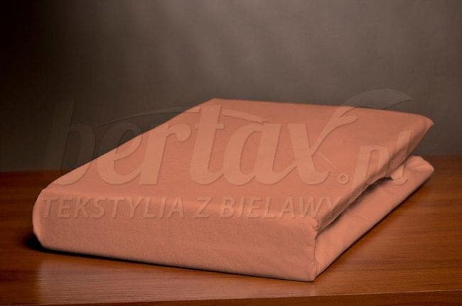 Prześcieradło Jersey z Gumką Łosoś (8) 180x200 - zdjęcie 1