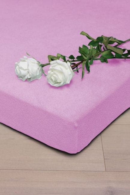 Prześcieradło Jersey z Gumką JASNO RÓŻOWE (11) 160x200 - zdjęcie 1