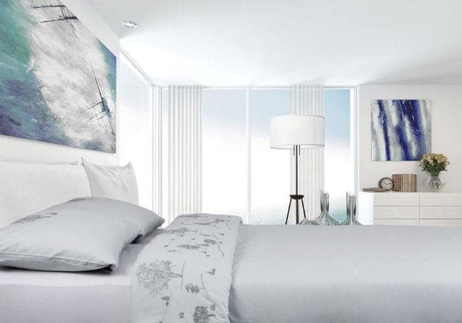 Pościel Satynowa Haftowana 220x200 Forest F3 Szara - zdjęcie 1