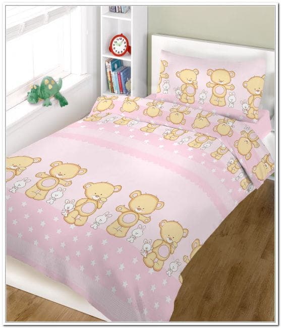 Pościel Dziecięca Bawełna Deluxe Misie Różowe - zdjęcie 1