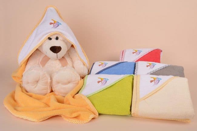 Ręcznik Dziecięcy Frotte z Kapturkiem Rybka - zdjęcie 1