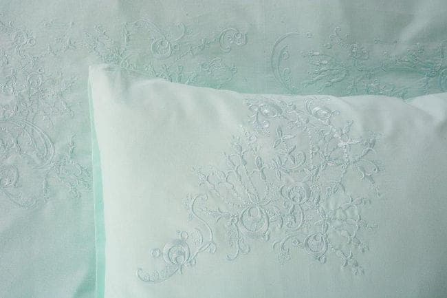 Pościel Satynowa Haftowana 160x200 Rosa R5 - zdjęcie 2