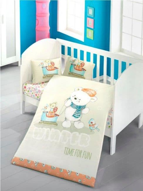 Ekskluzywna Pościel Dziecięca KIS MASALI 100x135 - zdjęcie 1
