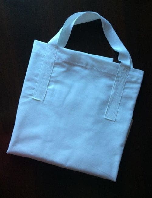 10x Worek na brudną bieliznę pościelową  Białe 70x100cm