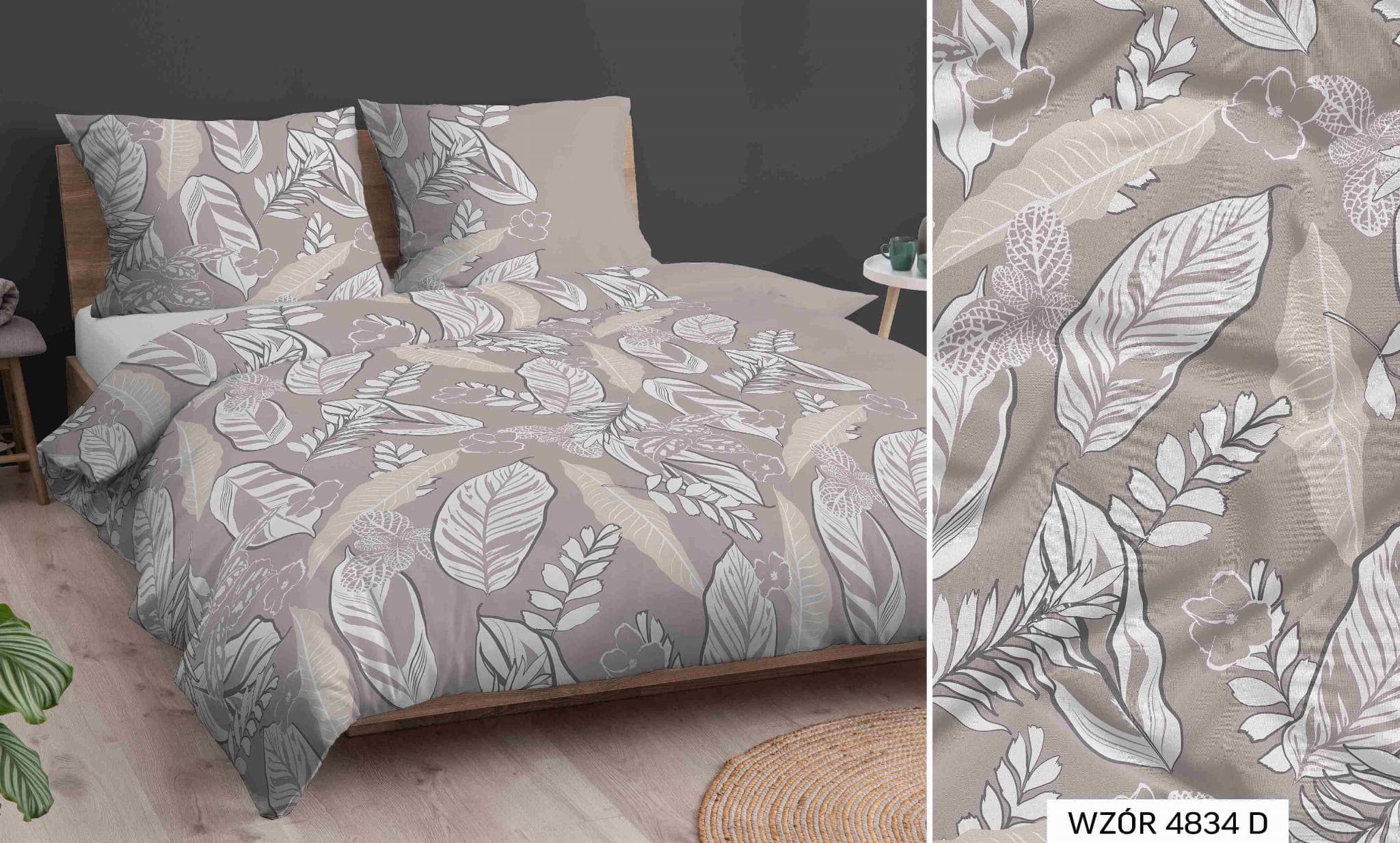 Pościel Bawełniana Deluxe  4834D 160x200 - zdjęcie 1