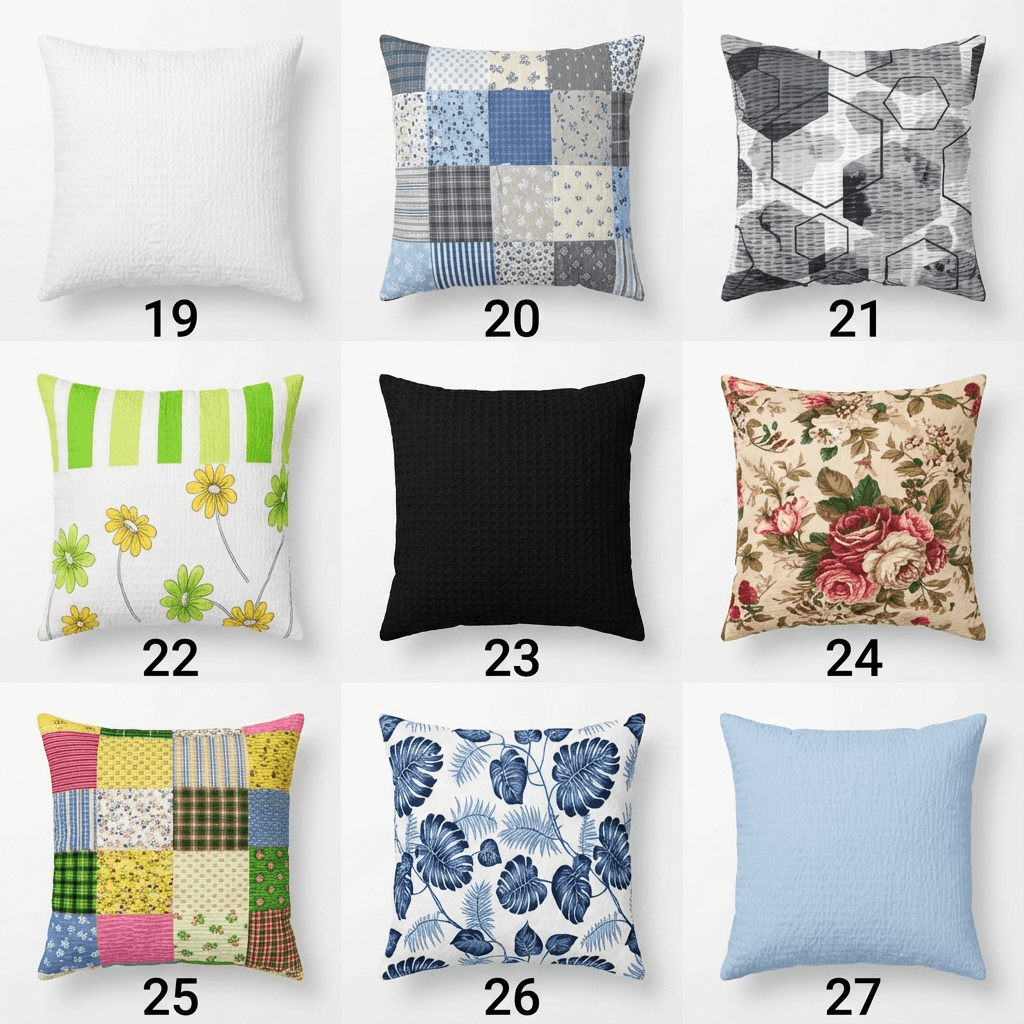 Poszewka Jasiek Kora 40x40cm - MIX wzory 19-27 - zdjęcie 1