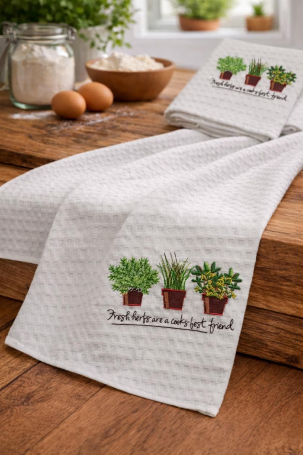 Komplet Ściereczek Zioła 3szt - zdjęcie 2