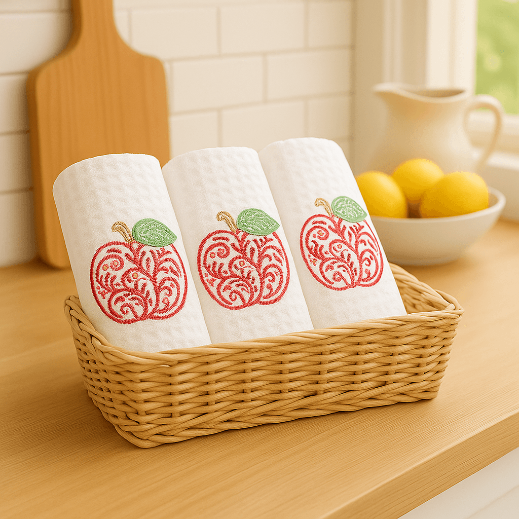 Komplet Ściereczek Jabłuszko 3szt