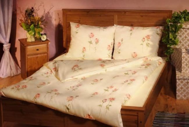 Pościel Bawełniana  Deluxe Różyczka 160x200 - zdjęcie 1