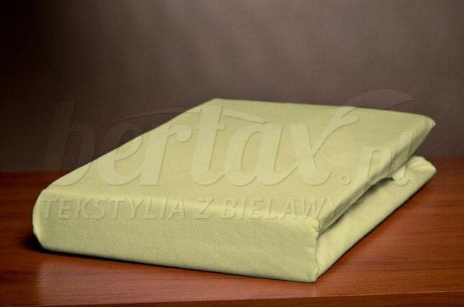 Prześcieradło Z Satyny Na Gumkę OLIWKOWE 220x200 - zdjęcie 1