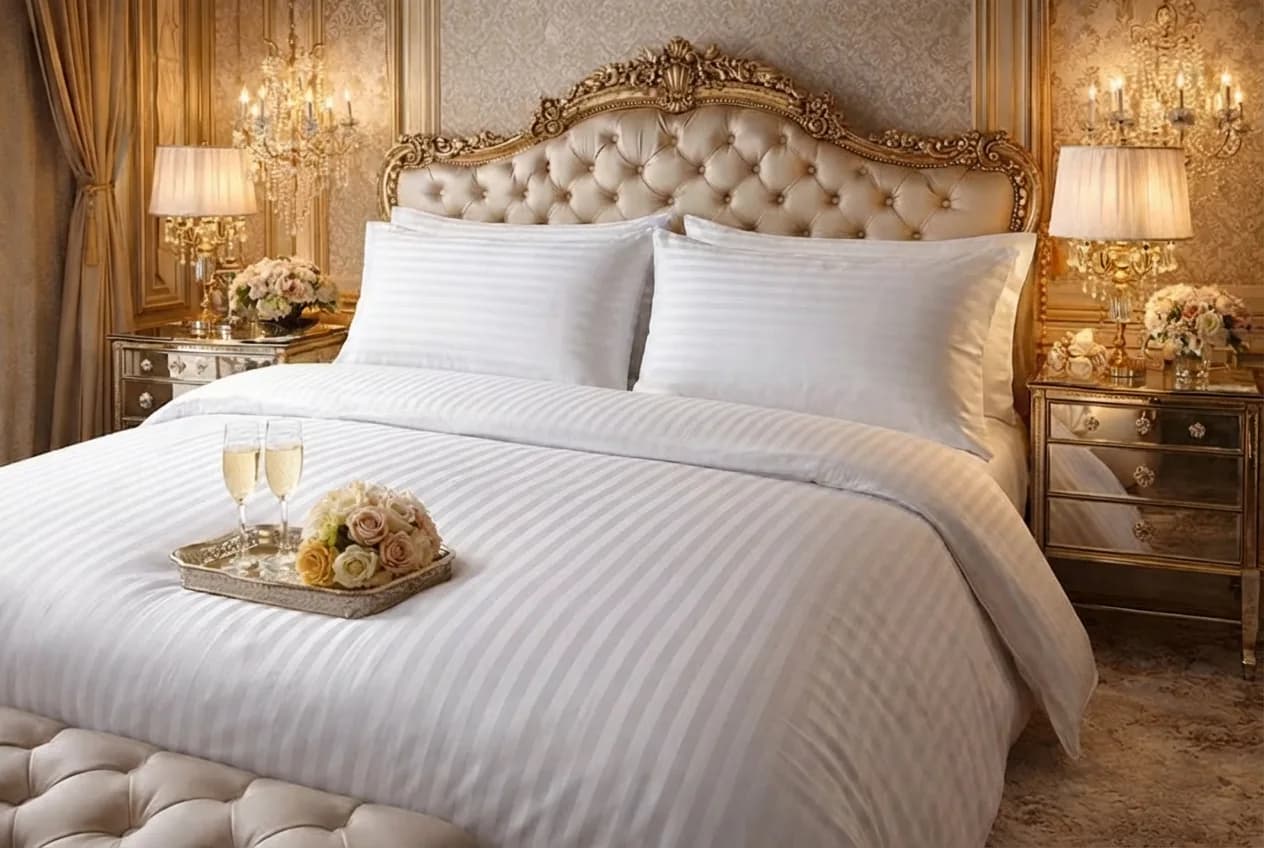 Pościel adamaszek z Bielawy