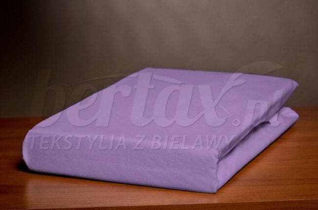 Prześcieradło Jersey z Gumką Wrzos (14) 180x200 - zdjęcie 1