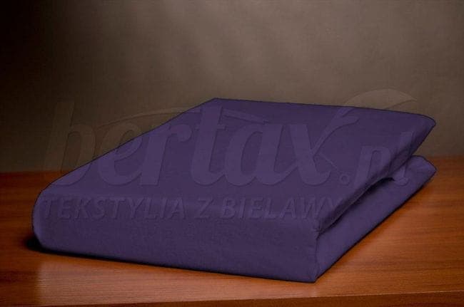 Prześcieradło Jersey z Gumką Fioletowe (43) 120x200 - zdjęcie 1