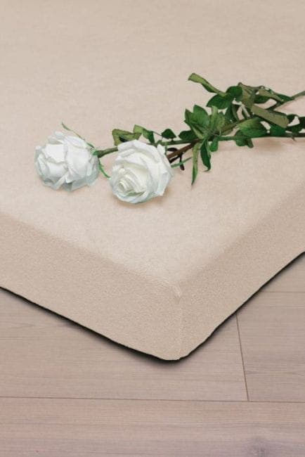 Prześcieradło Jersey z Gumką ECRU 220x200 - zdjęcie 1