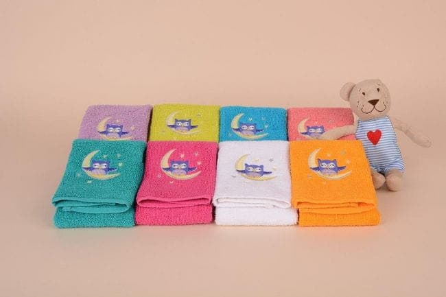 Ręcznik Dziecięcy Frotte 30x50 Księżycowa Sowa - zdjęcie 1