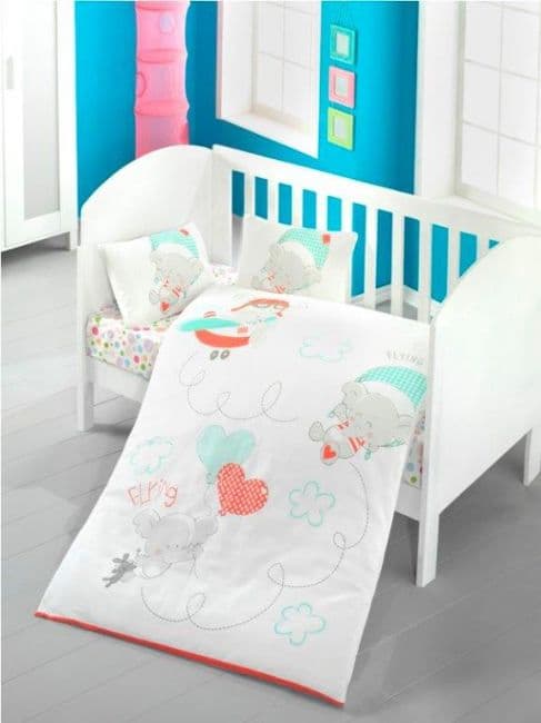 Ekskluzywna Pościel Dziecięca BABY SKY 100x135 - zdjęcie 1