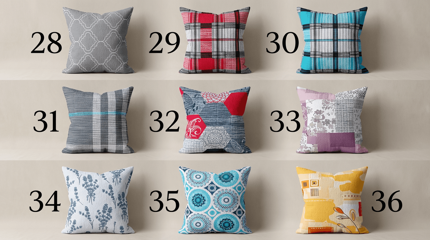 Poszewka Jasiek Kora 40x40cm - MIX wzory 28-36 - zdjęcie 1